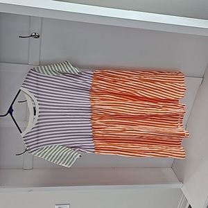 Asos noisy may multi color dress size Large